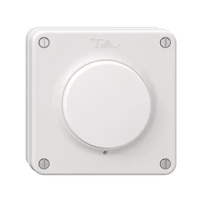 Interrupteur à poussoir NUP NEVO, S3/1L, illuminable, blanc, a.membrane blanc 