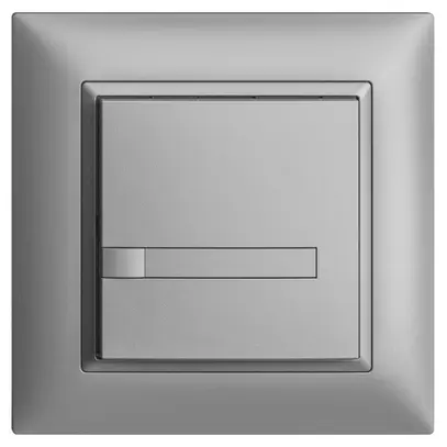 Pulsante KNX RGB INC EDUE FMI, 250mW, s.LED, c.carta, 1×pulsante, 1×tasto, si 