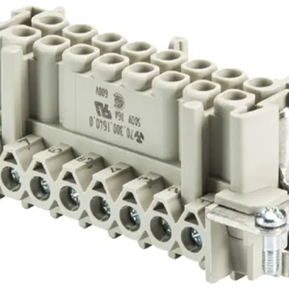 Inserto presa Wieland Electric revos BAS BUS 16 2,5 50 16 16A 500V 0.5…2.5mm² 