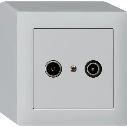 Presa di passaggio AP kallysto R/TV 23dB grigio chiaro 