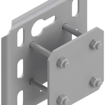 Placca di montaggio Lanz 150×150×50mm zinc. 