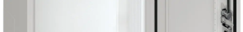 Wandschrank Hager univers mit Volltür SK II IP55 1250×550×275mm RAL 7035 