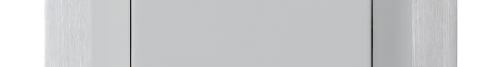 Interrupteur ENC kallysto 6/1L gris clair avec plaque de fixation 