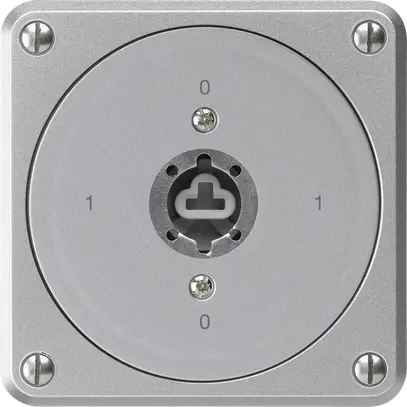Interrupteur à clé ENC robusto sans clapet sans cylindre 0/3P aluminium p.combi 