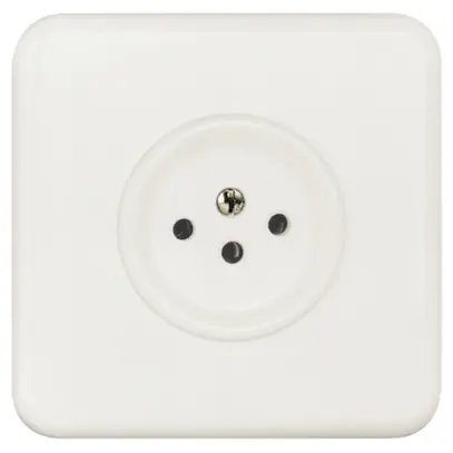 Kit frontale FH per presa T12 bianco 