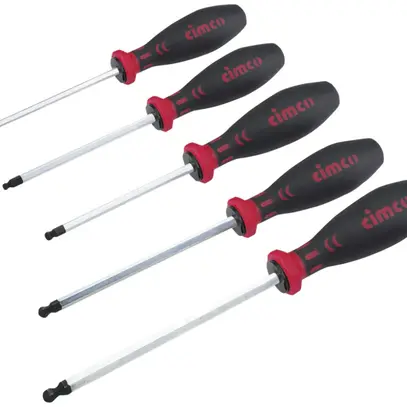 Jeu de 6 tournevis 6 pans male CIMCO 5 pièces 