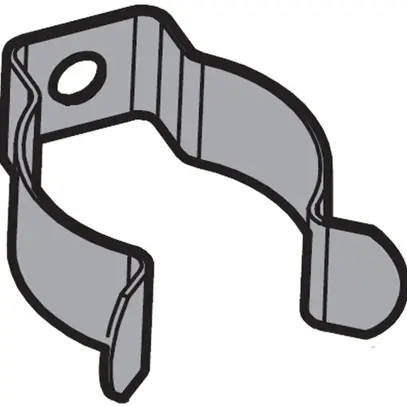 Graffa di fissaggio per T8 nichelato 