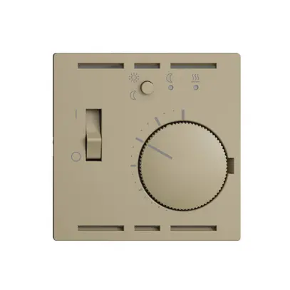 Termostato ambiente INC EDIZIOdue sand con sonda e orologio 