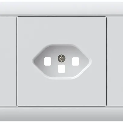 Kit frontal INC kallysto pour prise INC 1×type 23 cadre enfichable blanc 