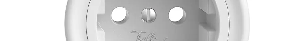 Disco frontale Sdue per presa SCHUKO, Ø60 mm, per foro Ø58 mm, bianco 