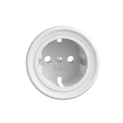 Disco frontale Sdue per presa SCHUKO, Ø60 mm, per foro Ø58 mm, bianco 