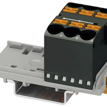 Verteilerblock PX PTFIX 6X10/S-NS35 BK 