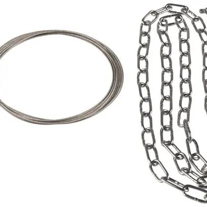 Sospensione a corda SLV HIGHBAY acciaio affinato 1500mm 