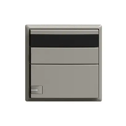 Frontset IR ON-OFF 1K/1T ZEP 60×60mm dunkelgrau 