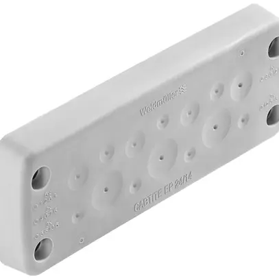 Plaque passe-câbles WM CABTITE EP 24/14 149.6×58×29.2mm TPE gris 