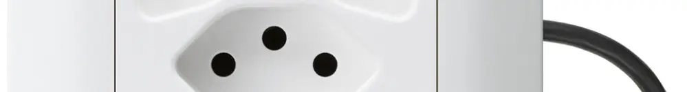 Presa INS kallysto 3×T13 L2 bianco per cavo piatto Technofil 