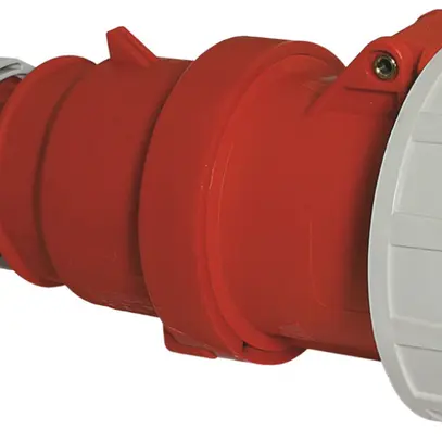 Prise mob.CEE Bals 5P 125A 400V 6h rouge IP67 nick.BV,TE-Pl. 