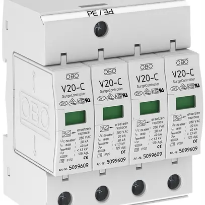 Scaricatore di sovratensione Bettermann 4L V20-C 4-280 
