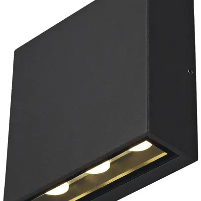 Applique LED SLV BIG QUAD UP/DOWN 8.2W 640lm 3000K 30° IP54 antracite 