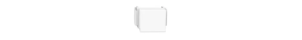 Plaque d'obturation Feller FH, pour kit montage R&M cat.5e/6 spécial, blanc 