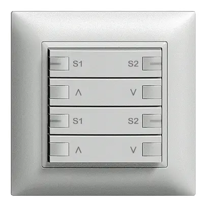 Kit frontal ENC moteur sc. 2c/4t ZEP 88×88mm silver 