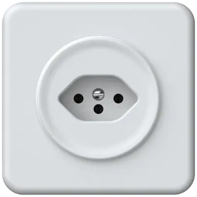 Prise ENC origin 1×type 13 10A 230V 92×92mm blanc 