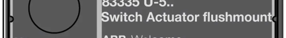 Actionneur de commutation ENC ABB-Welcome Gong 