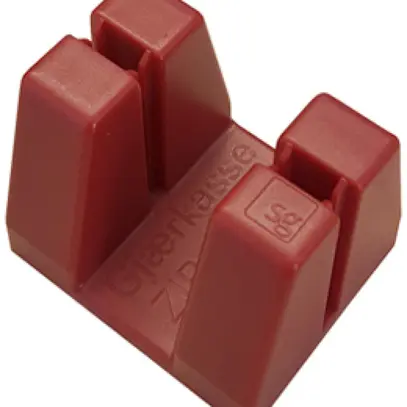 Montagehilfe SG Zip 6×5×5mm Kunststoff rot 