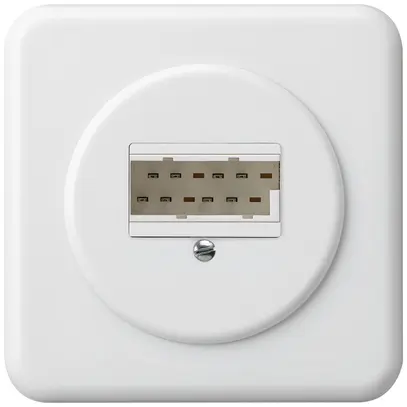 Boîte de raccordement ENC basico 2×TT83 blanc 
