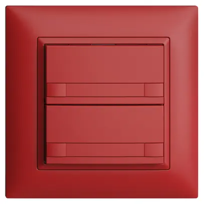 Pulsante KNX RGB INC EDUE FMI, 250mW, s.LED, carta, 2×pulsante, C.2×T., ber 