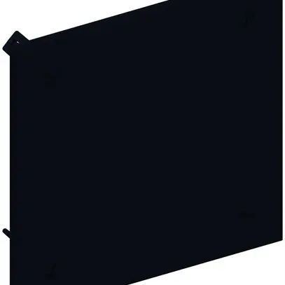 Coperchio a vite 130×130mm nero 
