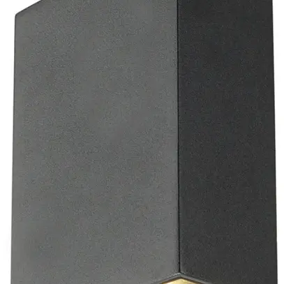 Applique LED SLV QUAD XL 2, up-down 2×3.2W 520lm 3000K IP44 anthracite 
