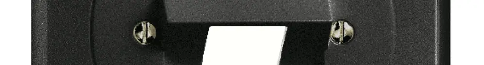 Kit frontale INC 1×RJ45 nero FH ITplus 