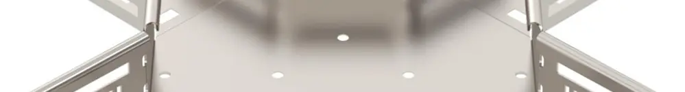 Kreuzstück BET RK 60×100mm Edelstahl A4 blank 