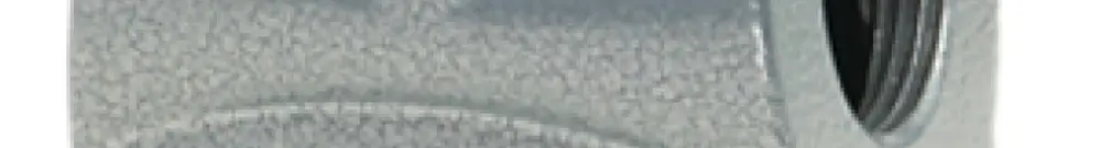 Boîtier de fiche Walther PROCON P758624, filetage 1×M25, H=72mm, Al 