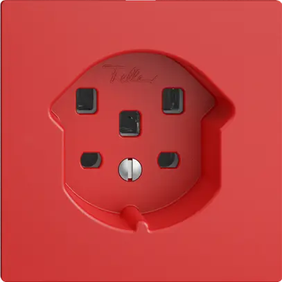 Presa INC EDIZIOdue T25 16A berry, morsetti a vite 