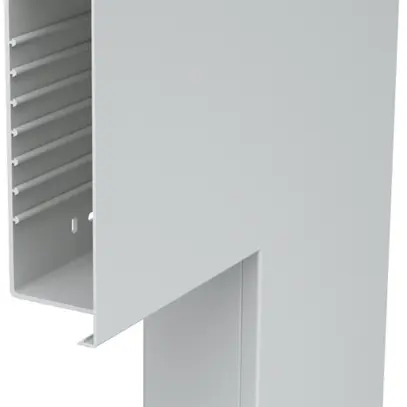 Angolo piatto Bettermann 400×230×100mm, PVC, grigio chiaro, 7035 