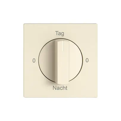 Montageset EDIZIO.liv SNAPFIX® f.Drehschalter m.Griff 0-Tag-0-Nacht cr 