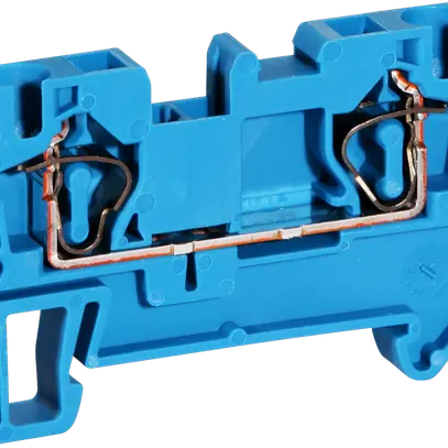 Morsetto 0.08…6mm² raccordo a molla blu 