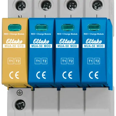 Scaricatore di sovratensione Eltako MUA-50 TN-C+TN-S+TT 4L 240V 160A 4 UM 