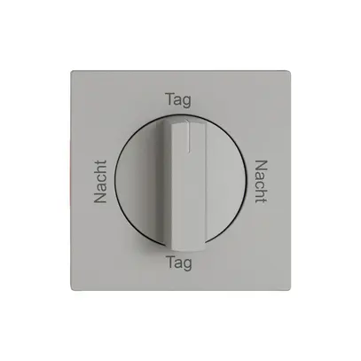 Montageset EDIZIO.liv SNAPFIX® f.Drehschalter m.Griff Nacht-Tag-Nacht-Tag hgu 