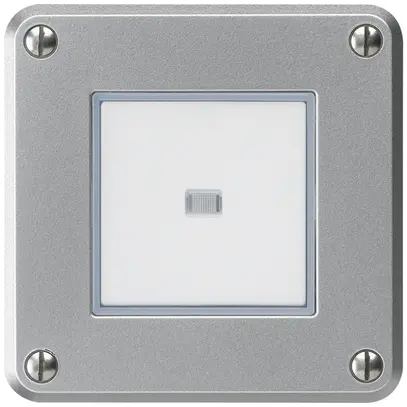 Contatto pulsante INC robusto IP55 alluminio illuminato 