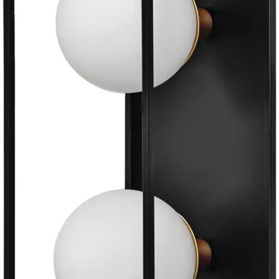 Plafoniera/applique LEDVANCE DECOR SQUARE G9 2×28W IP44 350×150mm nero 