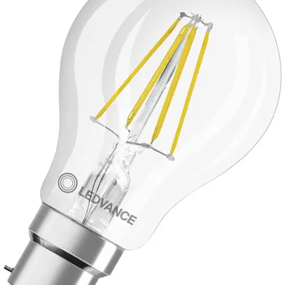 Lampada LED LEDVANCE CLAS A B22d 7W 806lm 2700K REG Ø60×104mm tipo A chiaro 