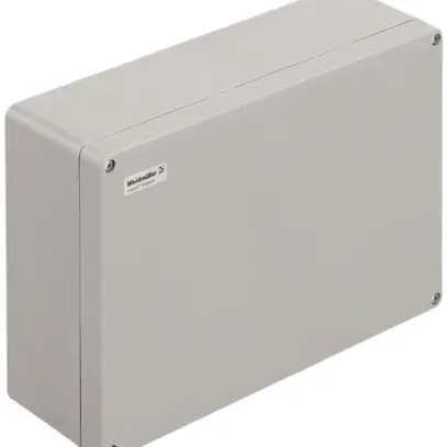 Scatola poliestere Weidmüller POK 400×250×120mm fibre di vetro grigio argento 