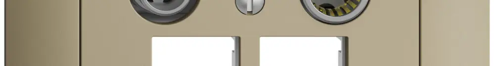 Prise multimédia INC EDIZIOdue FKE EASYNET 19dB, p.2×RJ45 S-One, sand 