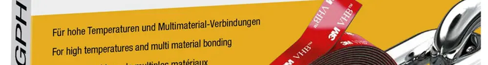 Klebeband 3M GPH-110GF 19mm×3m×1.1mm grau 