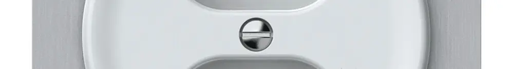 Presa INC origin 2×tipo 23 1×S 16A 230V 77×77mm bianco 