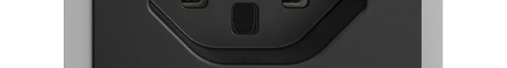 Prise INC EDIZIOdue T23 16A noir bornes à vis 
