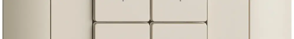 Stazione secondaria INC 2K/4T per dimmer Edue Wiser crema 